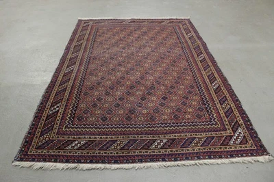 Antik handgeknüpfter Alte Perser Teppich 140 x 94 cm ca 80 Jahre alt - Bild 1 von 4