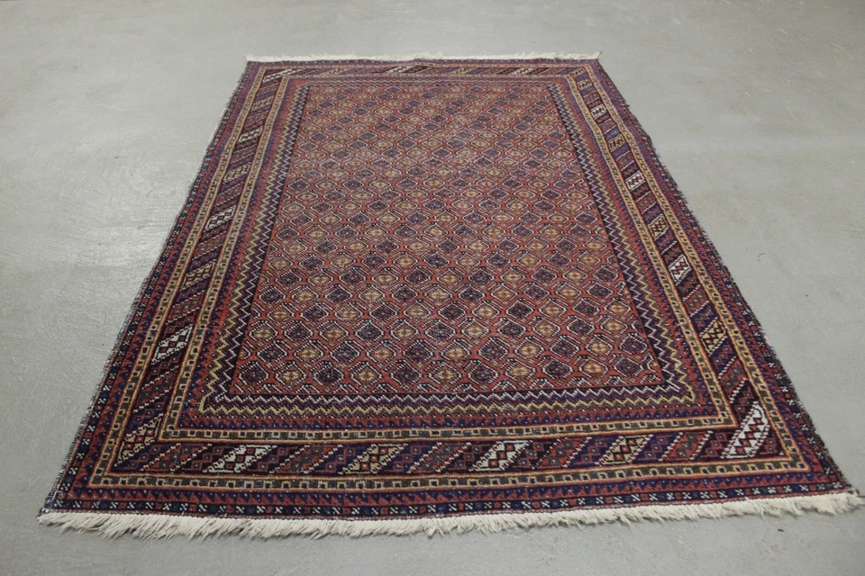 Antik handgeknüpfter Alte Perser Teppich 140 x 94 cm ca 80 Jahre alt - Bild 1 von 4