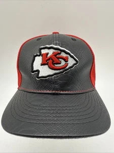 New Era Kansas City Chiefs 9Fifty Snapback Hat Snake Like Vinyl Front And Bill - Picture 1 of 9