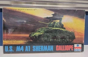 ESCI Historical WW2 Tank Mini 1:72 U.S. M4A1 Sherman Calliope Tank ~ Sealed Box - Picture 1 of 2