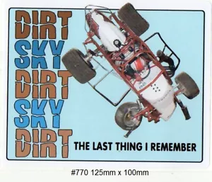 DIRT SKY DIRT #770 Tribute SPEEDWAYSticker - Picture 1 of 1
