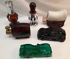 Lot of 6 Vintage Avon After Shave/Cologne Decanter Bottles Cars Chess Wagon Keg