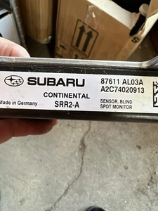 *Subaru 87611AL03A SRR2-A Blind Spot Monitor Sensor fits 2015+ Outback Legacy - Picture 1 of 1
