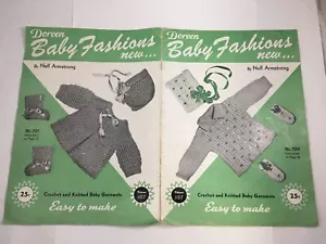 Doreen Baby Fashions Catalogo Vintage Uncinetto e Maglia Vestiti Bambino Istruzioni - Foto 1 di 8