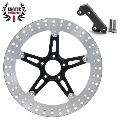 14" Big Brake Rotor Kit Front Left for Harley Dyna 2000-2005 & Softail 2000-2014 - Image 1 of 4