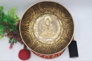 Exquisite 10" Buddha Shakti Singing Bowl Set- Immerse Yourself in Divine Harmony - Picture 1 of 5