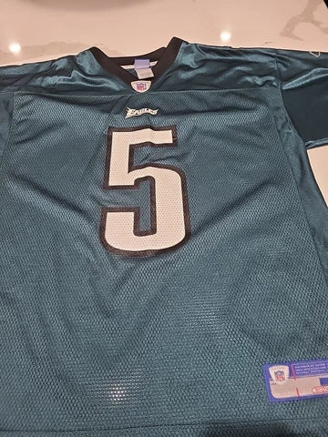Donovan McNabb #5 Philadelphia Eagles Reebok NFL Jersey Mens Size L Cover