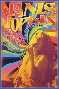 Poster Janis Joplin Live in Concert Avalon Ballroom psichedelico - Foto 1 di 1