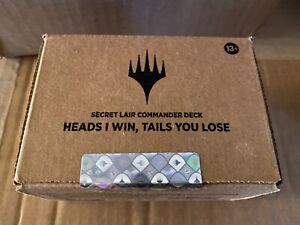 MTG Heads I Win, Tails You Lose Secret Lair Commander Deck IN HAND