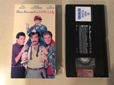 Three Men and a Little Lady (VHS, 1991) Tom Selleck, Ted Danson Foto 1 de 3
