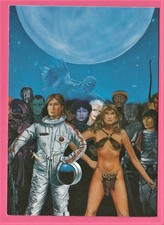 Ron Miller's Firebrands. Heroines of Science Fiction & Fantasy.  Promo Card.