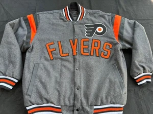 NHL Philadelphia Flyers Awesome Reversible G-III Sports Jacket by Carl Banks - Picture 1 of 5