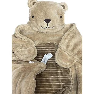Carters Child of Mine плюшевый медведь плюшевое одеяло милый флисовый визг нос - Изображение 1 из 4