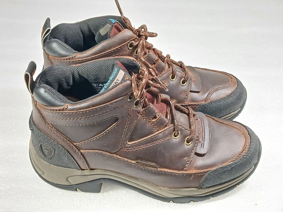 Ariat Terrain H2O Botas de Senderismo de Cuero Impermeables para Mujer 6.5 B – Excelentes Foto 1 de 4
