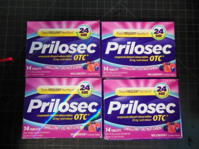 (4) Prilosec OTC 56 Tabs 24 Horas Wildberry NUEVO SELLADO ex 2/2027 Foto 1 de 1