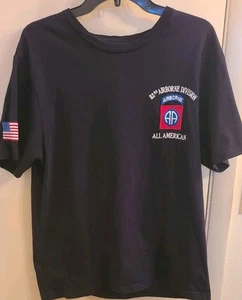 Camiseta Paul Lucas 82nd Airborne 'All American' Talla XL Gráficos Ambos Lados - Imagen 1 de 7