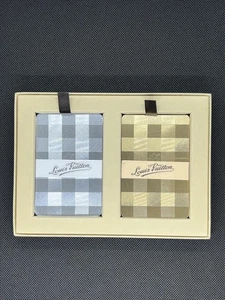 LOUIS VUITTON Trump Silver Gold Novelty Rare item 52 sheets 2 Set Damier pattern - Bild 1 von 12
