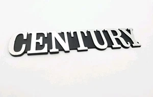 CENTURY LOGO BADGE SIGN SYMBOL LETTERS CHROME EMBLEM - Bild 1 von 3