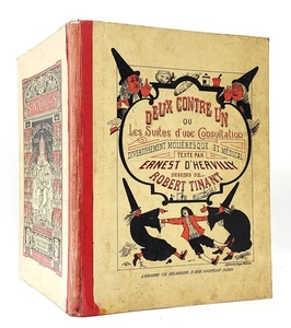 Album Enfantina : E. d'Hervilly & R. Tinan : DEUX CONTRE UN... fin XIXème - Imagen 1 de 5