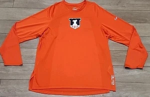 Nike University of Illinois Illini Elite Manga Larga XL Naranja Béisbol Dri-Fit - Imagen 1 de 11