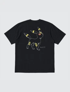 UNIQLO Pokémon Umbreon UT T-shirts Limited Edition Black TEE S - 4XL Japan - Picture 1 of 38