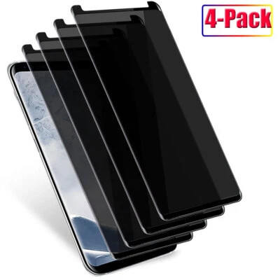 Protector de pantalla de vidrio templado antiespía para Samsung Galaxy S9 S8 Plus Note 9 8 Foto 1 de 4