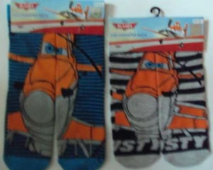 2 Pairs Boys Disney Planes 'Dusty' Socks in Blue / Grey (1 of each) - Picture 1 of 1
