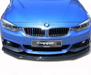 Front Lip Spoiler Splitter FITS BMW 4 SERIES F32,F33,F36 M SPORT STYLE - Picture 1 of 5