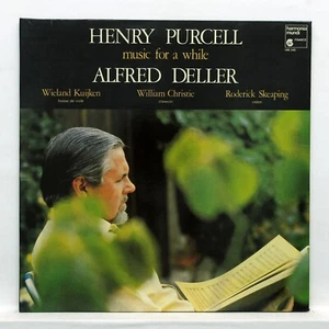 DELLER KUIJKEN CHRISTIE - PURCELL music for a while HARMONIA MUNDI LP EX+ - Picture 1 of 2