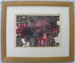 Piero RUGGERI (Torino 1930–Avigliana 2009) Composizione dipinto 25x35 anno 1981 - Foto 1 di 17