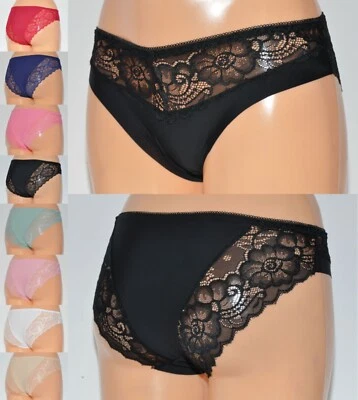 Damen Höschen Slip Panty durchsichtig Unterwäsche sexy Dessous Gr. L/XL/XXL - Bild 1 von 3