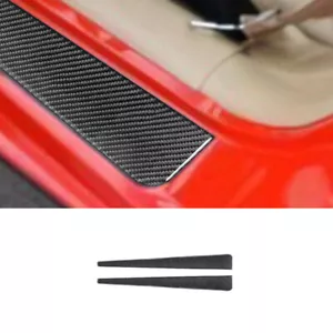 Door Sill Accent Carbon Fiber Interior Trim For Chevrolet Corvette C5 1998-2004 - Picture 1 of 8