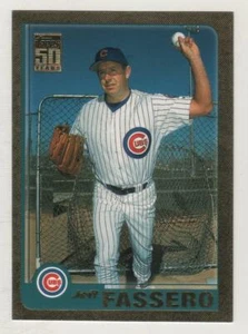 2001 Topps Traded Gold #052 Jeff Fassero Chicago Cubs BV$4 ####/2001 #52 - Picture 1 of 1