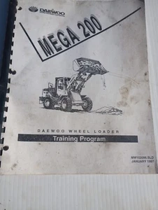 Daewoo Mega 200 Radlader Owner Operator Training Program Manual - Bild 1 von 4