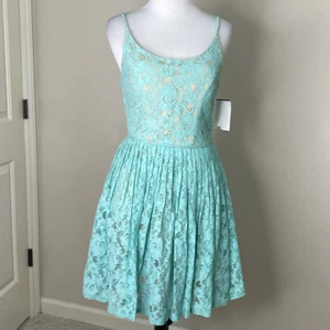 Jodi Kristopher Spitzenkleid Gr. S Skater türkis nude Gr. 3  - Bild 1 von 10