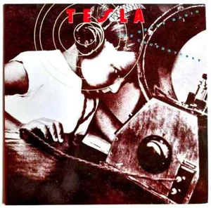EX/EX Tesla The Great Radio Controversy First Press 1989 VINYL LP Excellent! - Picture 1 of 5