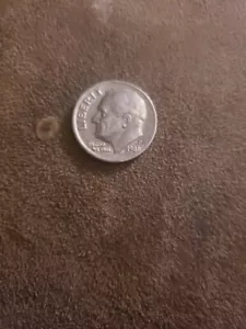 1986 P Mint Mark Dime D/D Rare - Picture 1 of 6