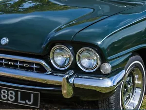 4x Headlights Ford Consul Capri Classic Year 62-86 Conversion US EU - Picture 1 of 3