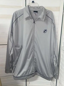 Reebok Full Zip Men’s Silver Allen Iverson I3 Limit. Ed. Jacket Warm Up Sz Large - Bild 1 von 10