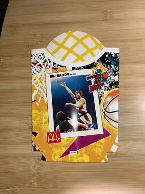 Bill Walton, Charles Barkley 90's McDonalds NBA French Fry Holder MVPs - Image 1 of 4