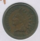 1889-p Indian Head Cent Penny 1c Philadelphia Mint - Kr101