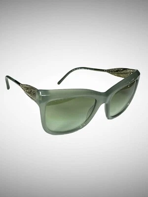 Burberry B 4208 Women's Oversized Geometric Sunglasses Clear Green w/ G-15 Lens - Image 1 of 4