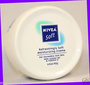 Nivea Refreshingly Soft Moisturizing Creme w/ Jojoba Oil & Vitamin E 6.8 oz Can - Picture 1 of 3