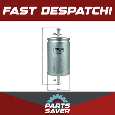 Filtro de combustible compatible con SEAT CORDOBA 6K 1.0 1.4 1.6 1.8 2.0 93 a 99 Mahle 004312114 Foto 1 de 4