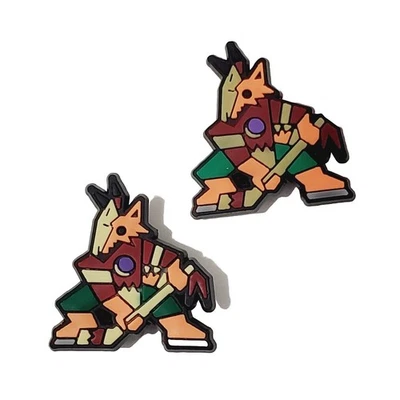 NHL Arizona Coyotes Hockey Team For Crocs Shoe Charms Jibbitz - 2 Pieces - Image 1 of 3