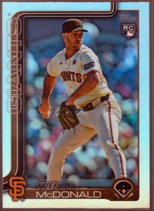 Trevor McDonald 2025 Topps Series 2 Rainbow Foil / Rookie #357 Giants RC - Bild 1 von 2