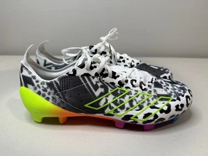 Size 9 Men’s Adidas Adizero 40 Mismatch Neon Football Cleats GY4488 Multicolor - Picture 1 of 7