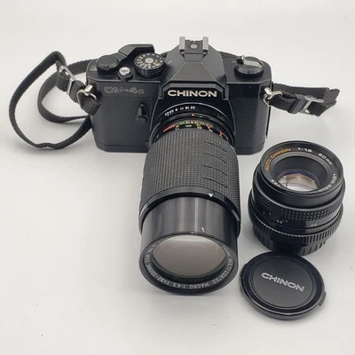 Пленочные объективы Chinon CM4S 35 мм SLR 50 мм f1.9 80-200 мм проверенные работы  - Изображение 1 из 4