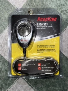 RoadKing RK56CHSS Chrome Noise Canceling CB Microphone with Chrome Flex Cord - Afbeelding 1 van 6