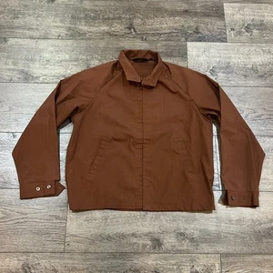 Vintage 1970s Sears Sportswear Perma-Prest The Men’s Store Brown Jacket Sz 42 - Picture 1 of 10